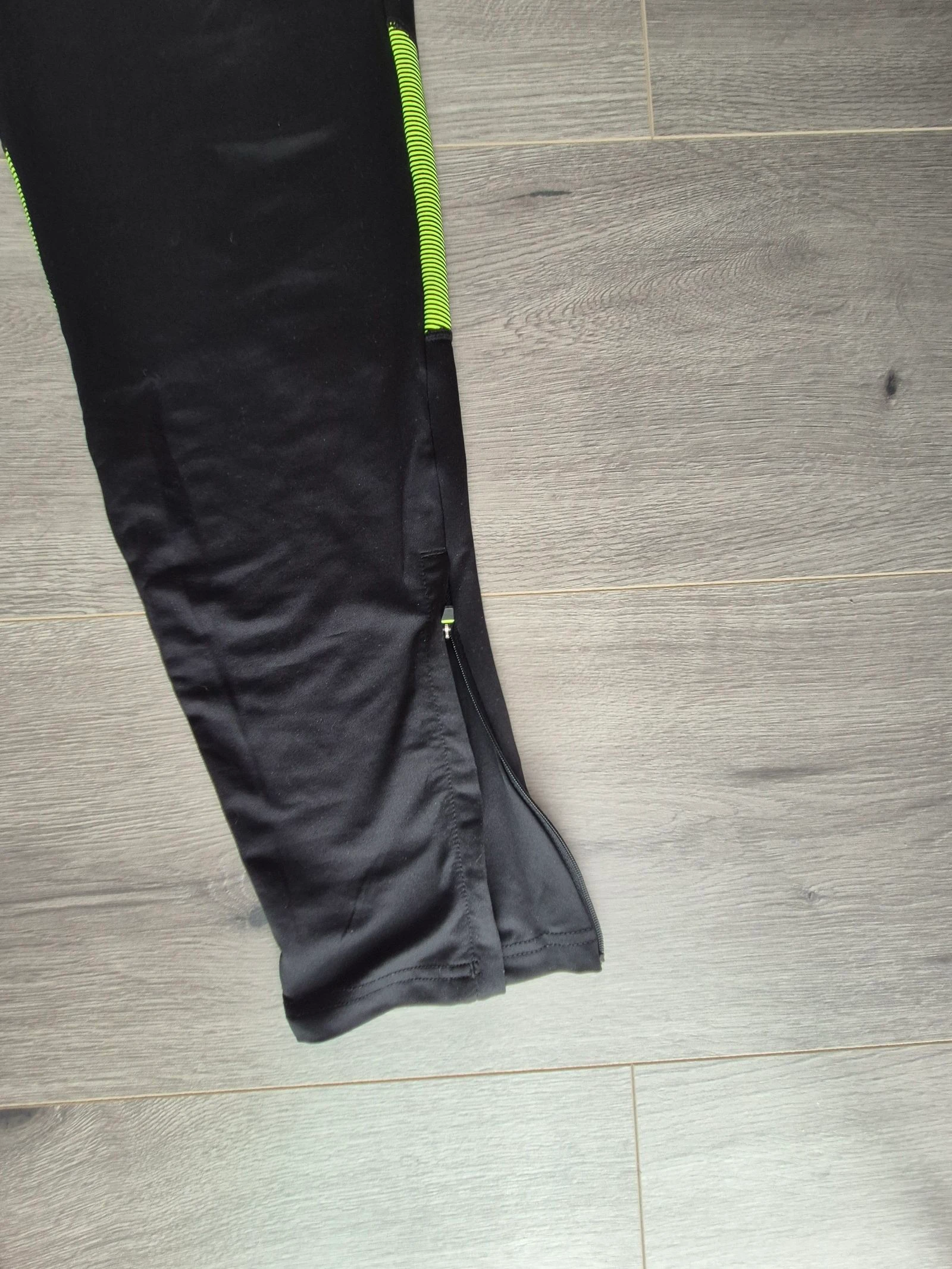 Kelme sports pants track pants black neon yellow size L / M – photo 4
